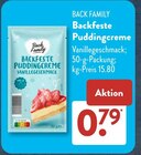 Backfeste Puddingcreme von Back Family im aktuellen ALDI SÜD Prospekt für 0,79 €
