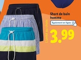 Short de bain homme en promo chez Lidl Short de bain homme dans le catalogue Lidl