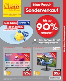 Netto Marken-Discount Prospekt für Mönchengladbach mit 2 Seiten Netto Marken-Discount Prospekt für Mönchengladbach: "Non - Food - Sonderverkauf", 2 Seiten, 11.06.2026 - 13.06.2026