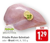 Frische Puten-Schnitzel bei EDEKA im Prospekt "" für 1,29 €