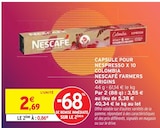 Promo Capsule pour Nespresso x 10 Colombia à 0,86 € dans le catalogue Intermarché à Eysines