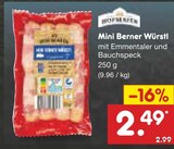 Aktuelles Mini Berner Würstl Angebot bei Netto Marken-Discount in Duisburg ab 2,49 €