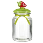 Gifi La Chapelle-Neuve - Promo Bonbonnière en verre 1L couvercle céramique fruit Ø11xH21cm (2 modèles) Promo Bonbonnière en verre 1L couvercle céramique fruit Ø11xH21cm (2 modèles) à 1,40 € dans le catalogue Gifi à La Chapelle-Neuve