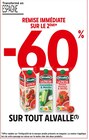Promo -60% REMISE IMMÉDIATE SUR LE 2ÈME SUR TOUT ALVALLE à  dans le catalogue Intermarché à Saint-Prix