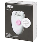 Épilateur Braun Silk-épil 1 - Braun en promo chez Action Épilateur Braun Silk-épil 1 - Braun dans le catalogue Action