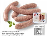 Aktuelles Frische grobe Bratwurst Angebot bei Marktkauf in Reutlingen ab 2,89 €