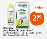 pure Reine Citronensäure von Heitmann im aktuellen tegut Prospekt für 2,99 €