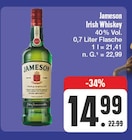 Aktuelles Irish Whiskey Angebot bei EDEKA in Dresden ab 14,99 €