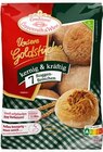 Aktuelles Unsere Goldstücke 6 Dinkelbrötchen oder Unsere Goldstücke 7 Roggenbrötchen Angebot bei REWE in Hildesheim ab 2,22 €