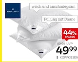 Kopfkissen Angebote von Billerbeck bei XXXLutz Möbelhäuser Schwäbisch Gmünd für 39,99 €