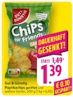 EDEKA Gondenbrett - Paprikachips geriffelt Angebot im Prospekt Paprikachips geriffelt bei EDEKA im Gondenbrett Prospekt für 1,39 €
