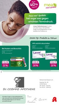 mea - meine apotheke Prospekt Unsere Februar-Angebote mit 4 Seiten