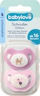 Schnuller Silikon anatomisch, pink/rosa, Gr. 3, ab 16 Monaten von babylove für 2,45 € bei dm-drogerie markt im Angebot Schnuller Silikon anatomisch, pink/rosa, Gr. 3, ab 16 Monaten von babylove im aktuellen dm-drogerie markt Prospekt