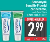 Sensitiv Fluorid Zahncreme im EDEKA Prospekt Sensitiv Fluorid Zahncreme von Sensodyne im aktuellen EDEKA Prospekt für 2,99 €