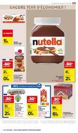 Offre Nutella dans le catalogue Carrefour Market du moment à la page 11
