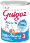 Lait de croissance en poudre - GUIGOZ en promo à 5,99 € chez Supermarchés Match Lait de croissance en poudre - GUIGOZ dans le catalogue Supermarchés Match