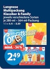 Multipackung Klassiker & Family von Langnese im aktuellen V-Markt Prospekt für 2,49 €