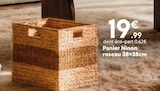 Promo Panier Ninon roseau à 19,99 € dans le catalogue Maxi Bazar à Villeneuve-Loubet