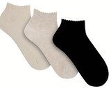 Lot de 3 paires de socquettes femme - U ESSENTIEL - Super U à Bourges Lot de 3 paires de socquettes femme - U ESSENTIEL en promo chez Super U Bourges à 3,90 €