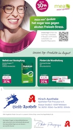 mea - meine apotheke Prospekt für Flonheim: "Unsere August-Angebote", 4 Seiten, 01.08.2025 - 31.08.2025