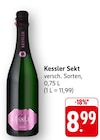 Sekt im Angebot bei E center in Ulm Sekt Angebote von Kessler bei E center Ulm für 8,99 €