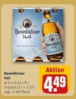 Aktuelles Benediktiner Hell Angebot bei REWE in Laatzen ab 4,49 €