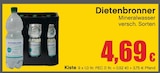 Mineralwasser im Angebot bei RAN in Ulm Mineralwasser Angebote von Dietenbronner bei RAN Ulm für 4,69 €
