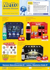 Cola im Netto Marken-Discount Prospekt in Langenhagen Aktueller Netto Marken-Discount Prospekt mit Cola, "DER ORT, AN DEM DU IMMER AUSGEZEICHNETE PREISE FINDEST.", Seite 1