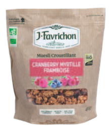 Muesli croustillant cranberry myrtille - NaturéO à Montigny-le-Bretonneux Muesli croustillant cranberry myrtille en promo chez NaturéO Montigny-le-Bretonneux à 5,09 €