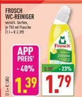 WC-REINIGER im Angebot bei Marktkauf in Dülmen WC-REINIGER Angebote von FROSCH bei Marktkauf Dülmen für 1,39 €