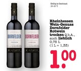 Dornfelder Rotwein trocken Angebote bei E center Rastatt für 1,00 €