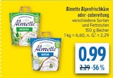 Alpenfrischkäse Kräuter bei diska im Hof Prospekt für 0,99 €
