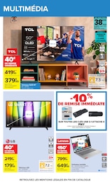 Prix et réduction Télévision dans le prospectus Carrefour en cours Offre Télévision dans le catalogue Carrefour du moment à la page 77