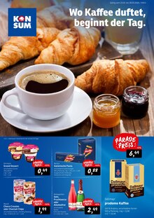 Kaffee im Konsum Prospekt "Preisparade" mit 12 Seiten (Dresden)