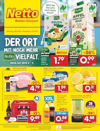 Aktueller Netto Marken-Discount Prospekt, "Aktuelle Angebote", mit Angeboten der Woche, gültig von 08.04.2024 bis 08.04.2024