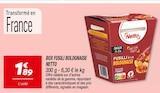 Box Fusili Bolognaise - Netto en promo à 1,89 € chez Netto Box Fusili Bolognaise - Netto dans le catalogue Netto