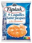 COQUILLES SAINT-JACQUES À LA BRETONNE X4 SURGELÉES - TIPIAK en promo chez Intermarché Paris à 4,15 €