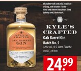 Aktuelles Kyle's Crafted Oak Barrel Gin Batch No. 5 Angebot bei famila Nordost in Lübeck ab 24,99 €