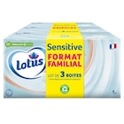 Mouchoirs "Format Familial" - LOTUS en promo à 4,65 € chez Carrefour Mouchoirs "Format Familial" - LOTUS dans le catalogue Carrefour