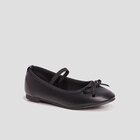 Ballerines avec noeud noir fille - LH en promo chez La Halle Ballerines avec noeud noir fille - LH dans le catalogue La Halle