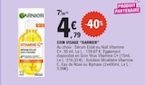 Soin Visage - GARNIER en promo chez E.Leclerc Soin Visage - GARNIER dans le catalogue E.Leclerc