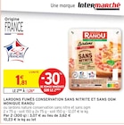 Lardons fumés conservation sans nitrite et sans ogm - Monique ranou dans le catalogue Intermarché