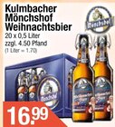 Weihnachtsbier im Getränke City Prospekt Weihnachtsbier von Kulmbacher Mönchshof im aktuellen Getränke City Prospekt für 16,99 €