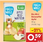 Aktuelle Äpfel Angebote bei Netto Marken-Discount in Recklinghausen Aktuelles Bio Mini Reiswaffel Apfel Angebot bei Netto Marken-Discount in Recklinghausen ab 0,59 €