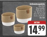 Aufbewahrungskörbe Angebote bei E center Coburg für 14,99 €