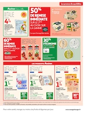 Promos Moules dans le catalogue "LES HALLES" de Auchan Supermarché Moules en promo dans le catalogue Auchan Supermarché à la page 5