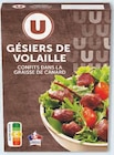 Super U Pompignan - Promo Gésiers de volaille Promo Gésiers de volaille à 2,07 € dans le catalogue Super U à Pompignan