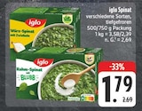 EDEKA Zwickau - Würz-Spinat mit Zwiebeln Angebot im Prospekt Würz-Spinat mit Zwiebeln bei EDEKA im Zwickau Prospekt für 1,79 €