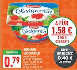 Obstgarten Erdbeere Angebote von Ehrmann bei Marktkauf Arnsberg für 0,79 €