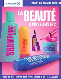Catalogue E.Leclerc "LA BEAUTÉ À PRIX E.LECLERC" à Aregno et alentours, 52 pages, 05/05/2026 - 16/05/2026